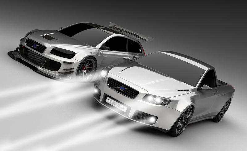 Illustration for article titled El Caminoed Volvo V70 Warps And Teases Our Mangled Minds